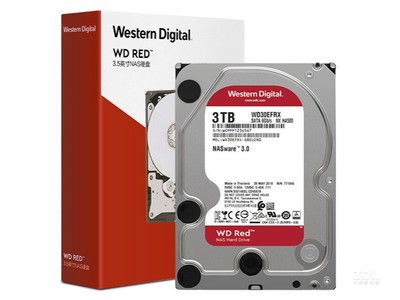 西部數據紅盤3TB 5400轉 北京促銷，專為監控與NAS設備設計